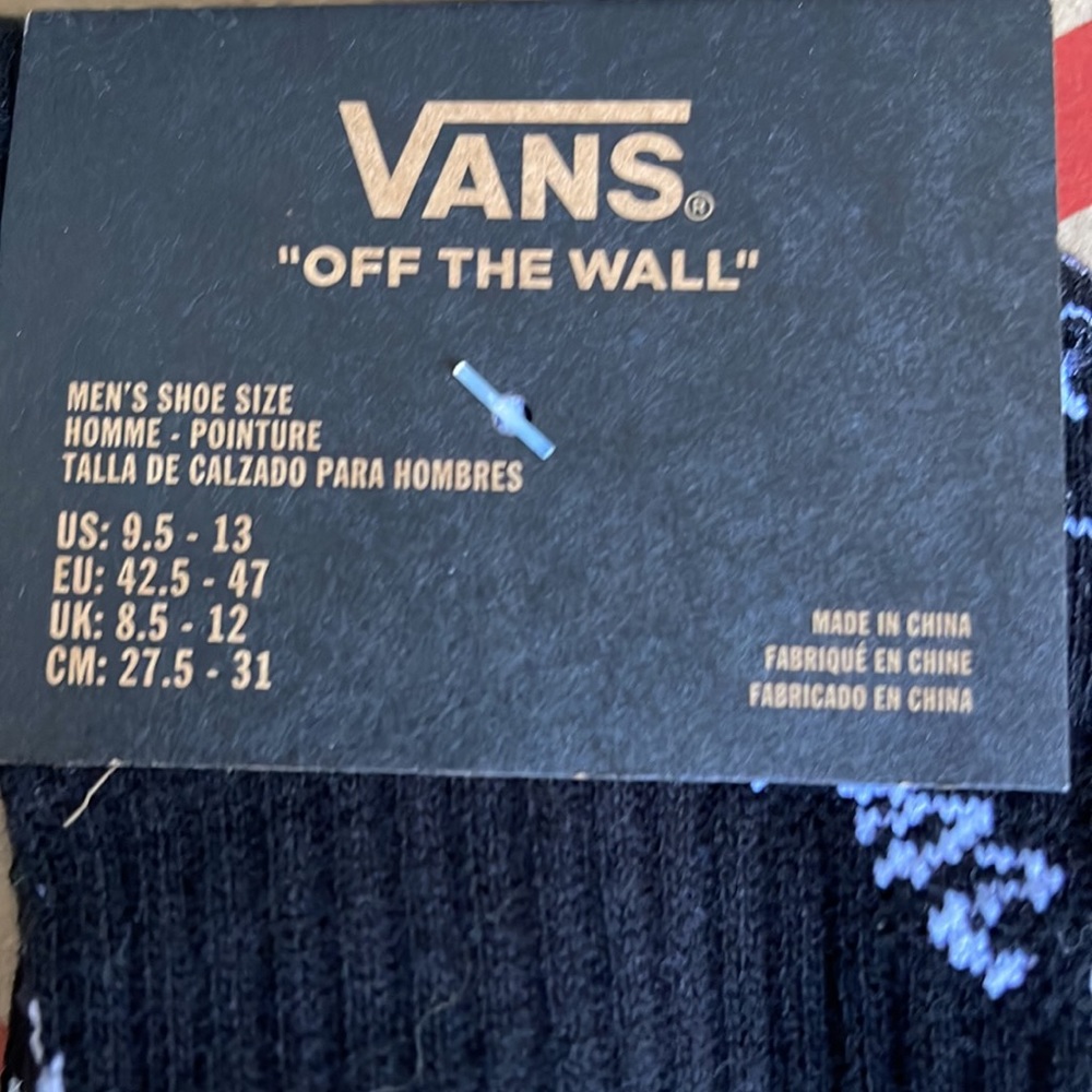 VANS “Off The Wall” Women’s socks "Thank you. Have a nice day." - Picture 4 of 12